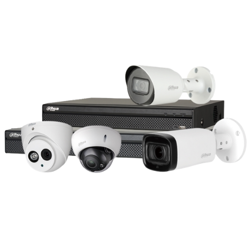Combo Sistema de Seguridad DVR 8 canales Dahua con 8 cámaras HD