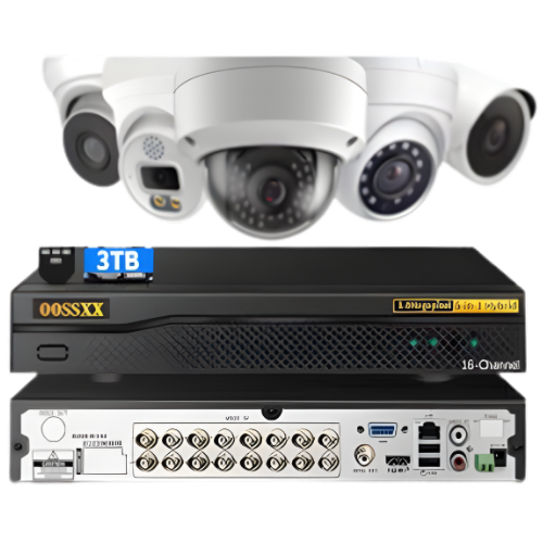 DVR y NVR para circuito cerrado de TV - sistemas de grabación CCTV WiFi IP