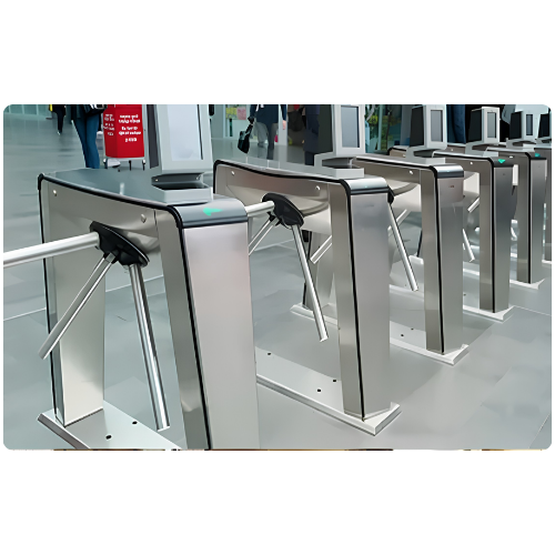 Torniquetes y barreras de control de acceso para visitantes