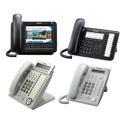 Teléfonos digitales e IP Panasonic para centrales telefónicas