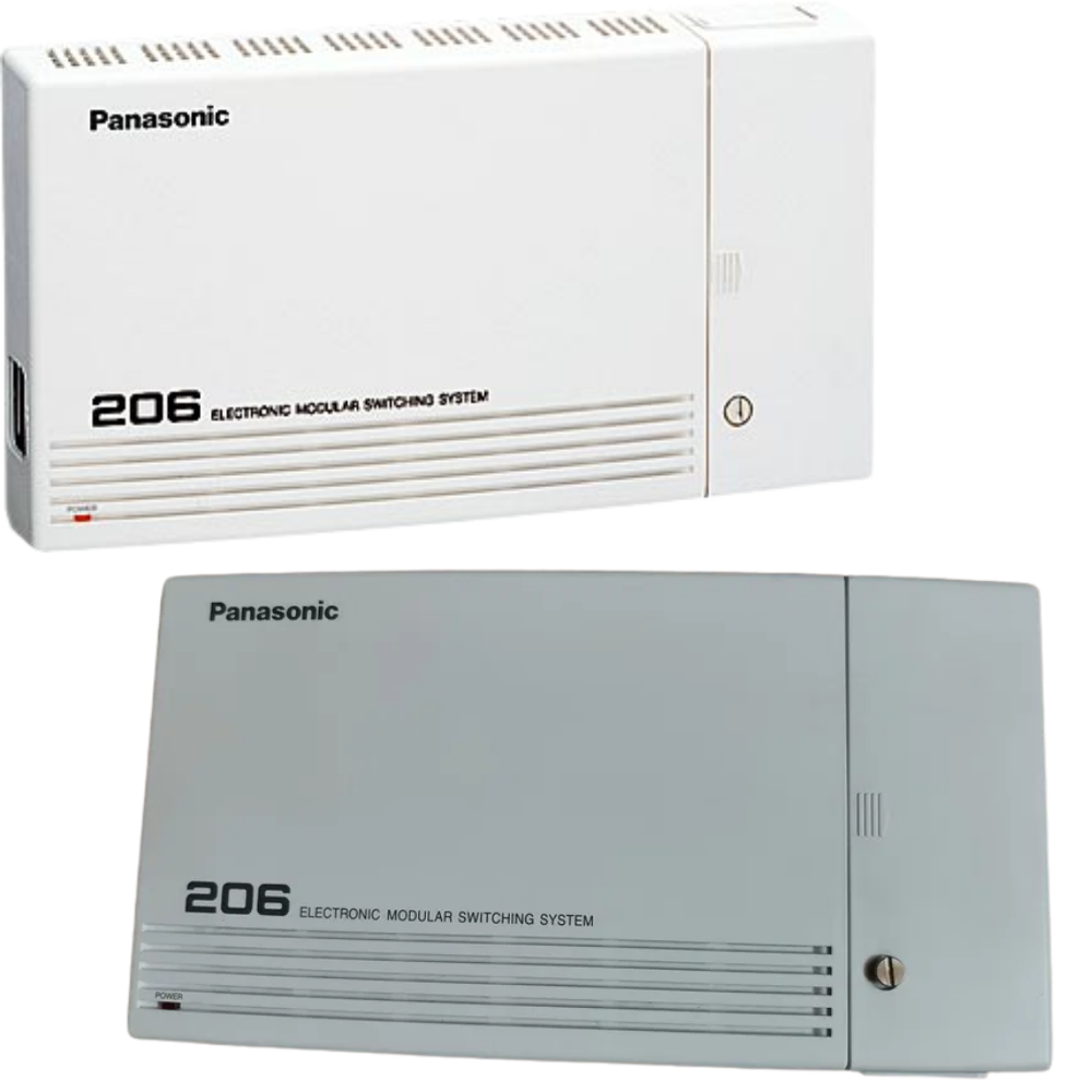 Micro Central Telefónica Analógica Panasonic KX-T206SBX/HBX