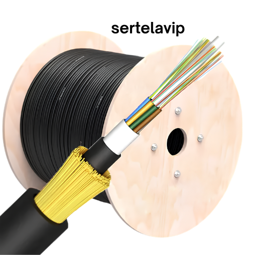 Cable de Fibra Óptica Autosoportada ASU 24 Hilos G.652D Bobina y Sección