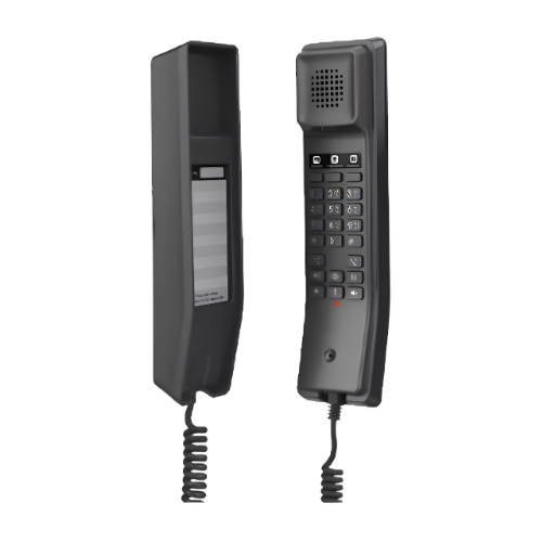 Teléfono IP Grandstream GHP611 Negro para Hoteles y Hospitales